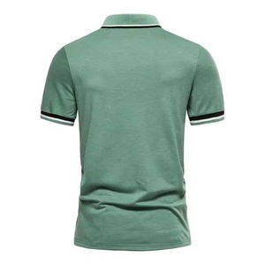 Chemises en coton personnalisées OEM de haute qualité pour hommes, respirantes, anti-bouloches, anti-rides, à séchage rapide, à motif solide, pour chemises - Product Image 2
