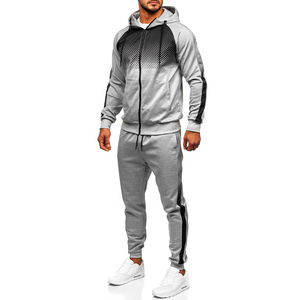 Conjuntos Deportivos Transpirables de Alta Calidad para Adultos, Ropa de Invierno con Patrón Liso, Teñido Uniforme, Corte Regular - Product Image 3