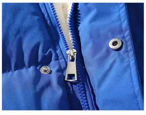 2025 Chaquetas largas acolchadas de la mejor calidad Color negro Poliéster Nylon Hecho Heavy Winter Hooded Puffer Jackets - Product Image 4