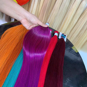 Extensiones de Cabello Natural al Por Mayor, Cabello Virgen de un Solo Donante, Teñido, de Fábrica en Vietnam, Proveedor Especial, Liso, Listo para Enviar - Product Image 1