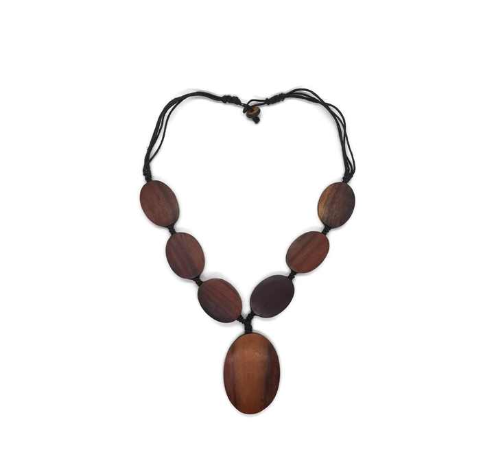 Modern Natural Wood Necklace From India Handmade Necklace for Women and Girls and Customized Size Cheap Price