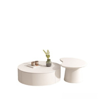 Meilleures ventes Table basse moderne Bords arrondis Tables basses en bois Table basse pour salon