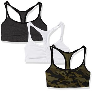 Bralette à dos nageur en coton confortable pour femmes conception en T Logo personnalisé soutien-gorge de sport sans couture XS One Plus Size Spandex - Product Image 1