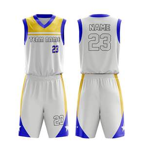 2022-2026 Uniforme de baloncesto reversible más vendido Nuevo diseño Ropa deportiva transpirable para equipos Conjuntos estampados de verano de talla grande - Product Image 2