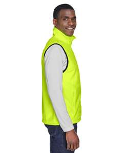 Veste polaire sans manches à fermeture éclair pour chasse en plein air gilet polaire pour hommes doudoune polaire hiver gilet sans manches pour hommes - Product Image 6