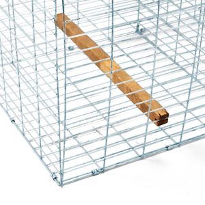 <span class=keywords><strong>Gabbia</strong></span> per <span class=keywords><strong>Uccelli</strong></span> in Metallo Zincato Quadrata di Alta Qualità, Ecologica, con Capacità di 7,6 kg, Monolitica e Solida per il Controllo degli Animali - Product Image 6