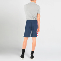 Shorts d'été pour hommes personnalisés avec logo, séchage rapide, anti-UV, taille élastique, poches latérales, couleur dégradée, vente en gros