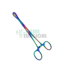 Pinzas de Esponja de Alta Calidad para Sujeción de Apósitos, Pinzas Quirúrgicas Hasni HS-H-611, Certificación CE Clase III, Reutilizables, Logotipo Personalizado - Product Image 1