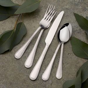 Ensemble de couverts de luxe en acier inoxydable, fabriqués à la main, pour cadeaux d'affaires, cadeaux de pendaison de crémaillère, mariages, décoration de table - Product Image 4