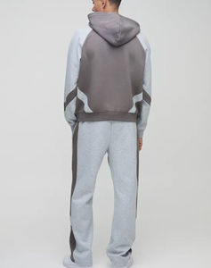 Conjunto de chándales de gimnasio deportivo a la moda 2025 para hombre, patrones personalizados, chándales de algodón suave de diseño personalizado, precios al por mayor, superventas - Product Image 5