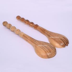Cuchara de ensalada de madera de acacia, Juego de 2, novedad de 2025 - Product Image 5