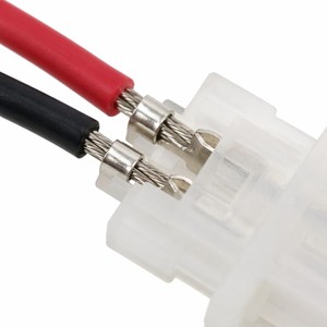 Câble de raccordement OEM personnalisé à 2 broches, assemblage de faisceau de câbles, connecteur mâle-femelle, câble d'alimentation pour éclairage LED, batterie, équipement électronique - Product Image 2
