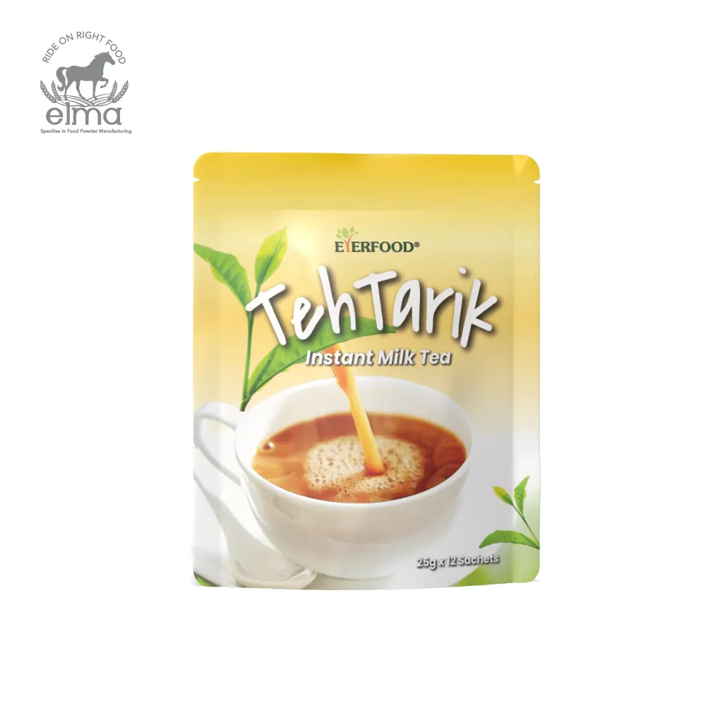 Private Label OEM Fast Moving Instant Milk Tea Flavored Milk Tea 3 in 1 Milk Tea Malaysia Teh Tarik