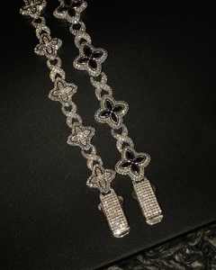 Pulseras de diamantes de moissanita totalmente personalizadas y con incrustaciones de diamantes para unisex, joyería de plata 925 y oro rosa para unisex - Product Image 1