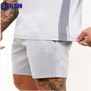 2025 dernier nouveau Style à la mode conception personnalisée de haute qualité grande taille hommes T-shirts et Shorts Gym plaine surdimensionné ensemble de shorts - Product Image 6