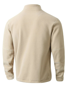 Automne hiver nouveaux hommes pull col montant demi fermeture éclair à manches longues pull à la mode décontracté couleur unie hauts hommes sweat - Product Image 6