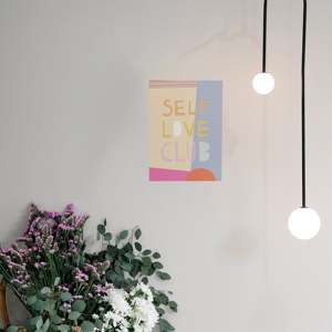 Self for Love Club - Impresión artística con diseño de naturaleza muerta elegante - Product Image 1