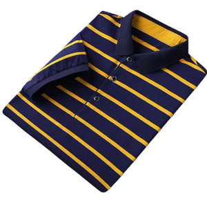 Bordado de ajuste regular de alta calidad para hombre para Polo Diseño de impresión personalizado de moda Característica antiarrugas - Product Image 4