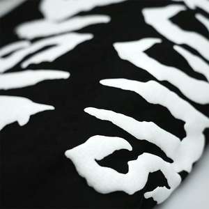 Sweat à capuche de luxe surdimensionné en polaire lourde 100% coton brodé pour l'hiver personnalisé avec graphique pour - Product Image 4