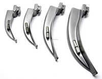 11 Pcs Manual Fiber Optic Macintosh Miller Combo Laryngoscope Set LED Handle Stainless Steel Reusable CE OEM Private Label ISO