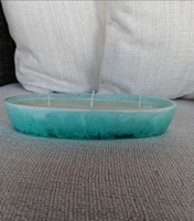 Ensemble de bols décoratifs en résine et verre pour la maison, style chinois traditionnel, sans BPA, assiettes décoratives créatives en résine, vaisselle de rangement