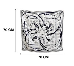 Fashion Custom Satin Printed <b>Scarf</b> Fabric With Private Label And Logo Service For Corporate Branding And Promotion - Product Image 3