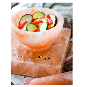 Durable Himalayan salt cooking slab ideal for roasting searing <b>grilling</b> and baking meals offering improved flavor - Product Image 6