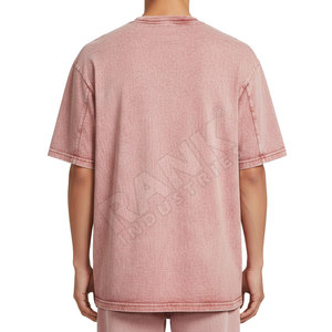 Camisetas de Hombre con Lavado Ácido a Precio Razonable, Diseño de Color Sólido, Personaliza tu Propio Logotipo, Camisetas de Hombre Cómodas con Lavado Ácido - Product Image 2