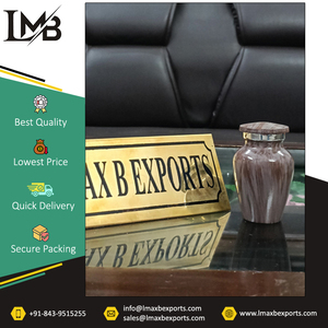 Professionnels de la vente de fournitures funéraires à finition personnalisée Urnes de crémation en aluminium ou en laiton pour cendres au prix de gros - Product Image 4