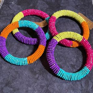 Pulseras de cuentas hechas a mano de primera calidad, bordado Multicolor lujoso, nuevos diseños, atractivo estilo clásico de moda - Product Image 6