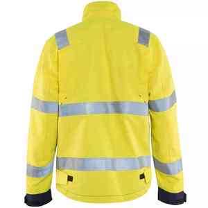 Chaquetas de seguridad de alta visibilidad personalizables 2025 reflectantes de alta calidad de manga larga de trabajo de seguridad use su propia marca - Product Image 6