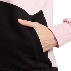 Sudaderas con capucha de Invierno para mujer, sudadera de algodón con cremallera de color sólido y logotipo personalizado, sudaderas con capucha cortas con cremallera de cuello alto para mujer - Product Image 2