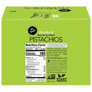 พิสตาชิโอคุณภาพเยี่ยม ไม่มีเปลือก อบเกลือแล้ว บรรจุ 2.5 ออนซ์ (แพ็ค 8 ถุง) - Product Image 2