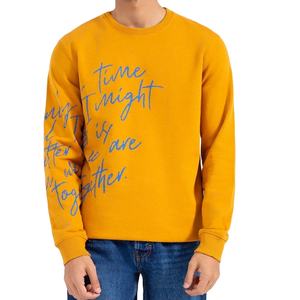 Personalizado Retro de alta calidad de gamuza Vintage de gran tamaño camisetas de manga larga para los hombres Nuevo OEM al por mayor de impresión digital para el invierno - Product Image 3