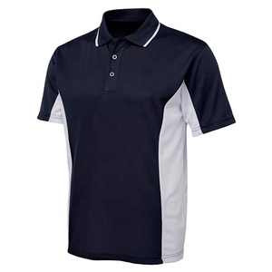 2024 deux tons contraste coton vêtements de sport Polo hommes panneau latéral Polo Sport maille panneau latéral Polo - Product Image 1
