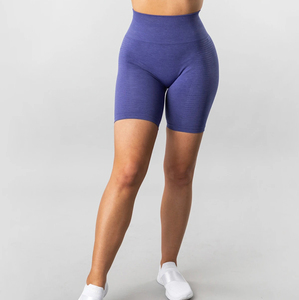 Pantalones cortos de motorista personalizados para mujer, pantalones cortos de motorista de entrenamiento, pantalones cortos de motorista transpirables de cintura alta de algodón para mujer - Product Image 6