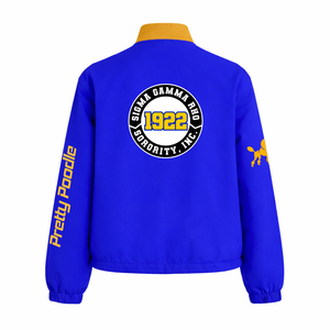 Chaqueta de Carreras de Sarga de Algodón Sigma Gamma Rho Sorority para Mujer, Chaqueta de Motociclismo de Alto Rendimiento, Chaqueta de Motociclista de Alta Velocidad - Product Image 3