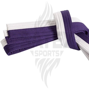 Cinturones de Karate de Primera Calidad, Duraderos, Nueva Llegada, Logotipo Impreso a Color, Equipo Deportivo de Artes Marciales, Poliéster/Algodón - Product Image 5