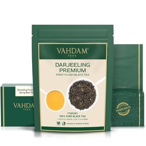 VAHDAM, Thé Darjeeling de première récolte - 50 tasses (3,53 oz) - Product Image 3