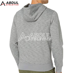 OEM Service Wholesale Best Design Men Zipper <b>Hoodies</b> <b>Lightweight</b> Solid Color Men Zipper <b>Hoodies</b> - Product Image 4