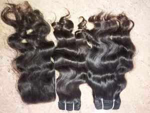 Extensiones de cabello humano indio a granel 100% Virgin Remy Single Drawn Material de alta calidad - Product Image 4