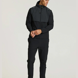 Chaqueta Deportiva con Capucha para Invierno, Ecológica, Cortavientos, Impermeable, Ligera, Elegante, para Correr, con Cremallera - Product Image 3