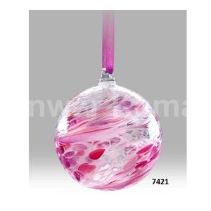 Gran Rosa atractivo Color hecho a mano colgante en forma de corazón personalizado árbol de Navidad decorativo cumpleaños aniversario regalo - Product Image 1