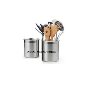 Meilleur design de porte-couverts rond en acier inoxydable avec prix d'usine porte-couverts porte-ustensiles de cuisine fourchette cuillère couteaux - Product Image 5