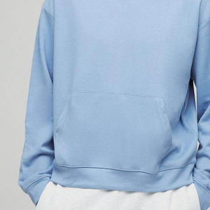 Sweat-shirts à épaules tombantes pour hommes 2026, coupe oversize, vente en gros, 100% coton molletonné, séchage rapide, sur mesure, avec poche, vêtements décontractés d'automne - Product Image 2