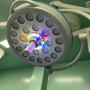 <span class=keywords><strong>Lampe</strong></span> chirurgicale portable sans ombre certifiée CE ChenHong, LED murale pour vétérinaire, alimentation électrique CHGLED 500 300W, fixation par bride - Product Image 2