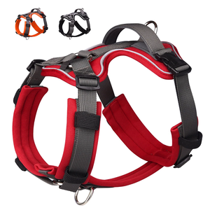 <b>Reflective</b> No Pull Dog Harness Adjustable Pet Training <b>Vest</b> with Handle for Small to XL Dogs Nylon Waterproof Anti Choke Gear - Product Image 5