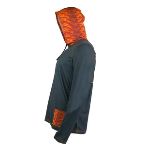 Sudadera con capucha de pesca de 100% poliéster, camiseta de manga larga de secado rápido, Jersey de pesca con protección UV, sudaderas personalizadas de todas las tallas - Product Image 2