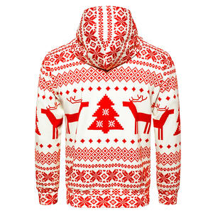 Usine personnalisée Sweatshirt à capuche zippé d'hiver pour hommes en molleton lourd avec poche - Product Image 2