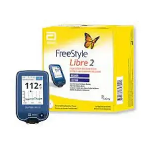 ¡REBAJAS DESCUENTO! Compre 50 y obtenga 10 nuevos FreeStyles Libres 1 2 3 lector con Sensor Starter Kit para monitoreo continuo de glucosa